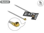 DeLOCK WLAN 802.11 b/g/n Antenne I-PEX Inc., MHF® I Stecker 2 dBi 1.13 10 cm FPC intern Klebemontage