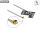 DeLOCK WLAN 802.11 b/g/n Antenne I-PEX Inc., MHF® I Stecker 2 dBi 1.13 10 cm FPC intern Klebemontage