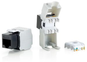 Equip Cat.6 Premium Ungeschirmter Keystone Jack werkzeugfrei, 8 Stück/Packung