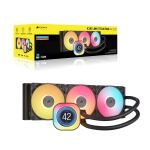 Corsair iCUE LINK TITAN 360 RX LCD Prozessor Luftkühlung 12 cm Schwarz 1 Stück(e)