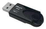 PNY Attache 4 USB-Stick 256 GB USB Typ-A 3.2 Gen 1 (3.1 Gen 1) Schwarz