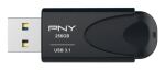 PNY Attache 4 USB-Stick 256 GB USB Typ-A 3.2 Gen 1 (3.1 Gen 1) Schwarz