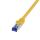 LogiLink C6A027S Netzwerkkabel Gelb 0,5 m Cat6a S/FTP (S-STP)