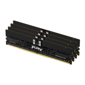 Kingston Technology FURY 128GB 6400MT/s DDR5 ECC Reg CL32 DIMM (4er-Kit) Renegade Pro EXPO