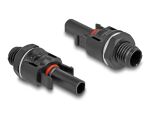 DELOCK DL4 Solar Konnektoren zum Crimpen, Stecker und Buchse