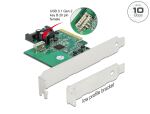 DELOCK PCI Express x4 Karte zu 1 x intern USB 3.2 Gen 2 Key