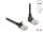 DELOCK RJ45 Netzwerkkabel Cat.6A S/FTP Slim 90° 5m schwarz
