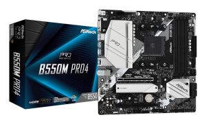 Asrock B550M Pro4 AMD B550 Sockel AM4 micro ATX