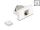 DELOCK Easy 45 Modul RJ45 Bu zu LSA Cat.6A STP Verschlusscl