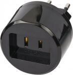 Brennenstuhl 1508500010 Netzstecker-Adapter Typ A Typ C (Euro-Stecker) Schwarz