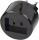 Brennenstuhl 1508500010 Netzstecker-Adapter Typ A Typ C (Euro-Stecker) Schwarz