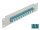 DELOCK 10" LWL Patchpanel 12 Port LC Duplex aqua 1 HE grau