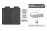 Icy Dock MB038SP-B Speicherlaufwerksgehäuse HDD / SSD-Gehäuse Schwarz 2.5"