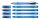 Schneider AG Slider Memo Blau Stick-Kugelschreiber Extradick 5 Stück(e)