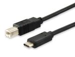 Equip USB 2.0 Typ C auf Typ B Kabel, 1.0m