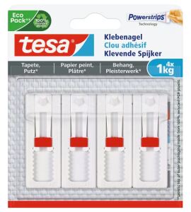 TESA 77774-00009-01 Wandhalterung Drinnen Bildhaken Rot, Weiß 4 Stück(e)