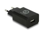 Ladeadapter Navilock Eurostecker -> 1x USB Typ A schwarz