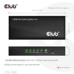 CLUB3D Splitter 1 auf 4 HDMI™ 4K120Hz