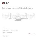 CLUB3D Splitter 1 auf 4 HDMI™ 4K120Hz