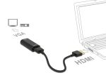 DELOCK HDMI Adapter A -> D-Sub15 Bu/Bu screwless +...