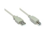 Alcasa 2510-1OF USB Kabel USB 2.0 1 m USB A USB B 0,48...