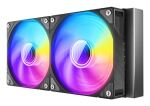Azza HEX 240 Computergehäuse All-in-One-Flüssigkeitskühler 12 cm Schwarz 1 Stück(e)