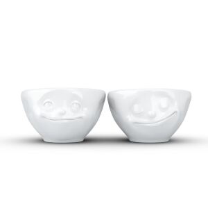 FIFTYEIGHT Schälchen-Set 100ml Verträumt Glücklich weiß