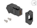 DELOCK HDMI Einbaubuchse/HDMI Buchse 45°gewinkelt 8K 60Hz