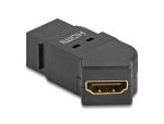 DELOCK HDMI Einbaubuchse/HDMI Buchse 45°gewinkelt 8K 60Hz