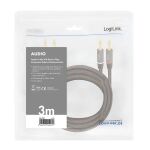 LogiLink CA1210 Audio-Kabel 3 m 2 x Banana Schwarz