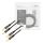 LogiLink CA1210 Audio-Kabel 3 m 2 x Banana Schwarz