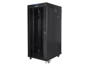 Lanberg FF01-8027-12BL Rack 27U Freistehendes Gestell Schwarz