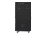 Lanberg FF01-8027-12BL Rack 27U Freistehendes Gestell Schwarz