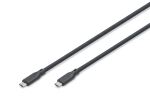 Digitus USB Silikon Kabel, USB 3.2 Gen1, USB 5Gbps, 2m, schwarz