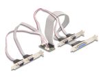 Delock Mini PCIe I/O PCIe full size 4x Seriell, 1x Parallel