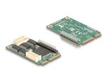 Delock Mini PCIe I/O PCIe full size 4x Seriell, 1x Parallel