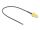 DeLOCK Antennenkabel SMA Buchse zum Einbau zu I-PEX Inc., MHF® 4L LK Stecker 1.37 20 cm Gewindelänge 10 mm