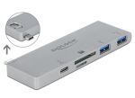 DELOCK HUB USB Typ-C St 2xTyp-A Bu +SD/Micro PD 3.0 MacBook