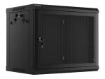 Lanberg WF01-6409-23B Rack 9U Wandmontiertes Regal Schwarz