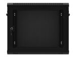 Lanberg WF01-6409-23B Rack 9U Wandmontiertes Regal Schwarz