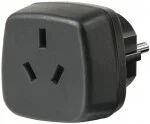 Brennenstuhl Travel Adapter Australia, China/earthed Netzteil & Spannungsumwandler Schwarz