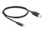DELOCK USB Kabel C -> B St/St 1.00m