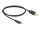 DeLOCK 83601 USB Kabel USB 2.0 1 m USB C USB B 0,48 Gbit/s Schwarz