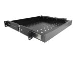 DELOCK 19 Ausziehbare Schublade 1 HE, schwarz