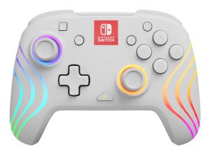 PDP Afterglow Wave Weiß Gamepad Analog / Digital Nintendo Switch, Nintendo Switch OLED