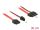 DeLOCK 0.3m, SATAIII 7p + 4p/Slim SATAIII 13p SATA-Kabel 0,3 m SATA 7-pin + Molex (4-pin) SATA 13-polig Slimline Schwarz, Rot