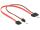 DeLOCK 0.3m, SATAIII 7p + 4p/Slim SATAIII 13p SATA-Kabel 0,3 m SATA 7-pin + Molex (4-pin) SATA 13-polig Slimline Schwarz, Rot