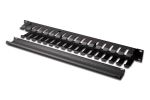 Digitus Kabelführungspanel mit abnehmbarer Blende für 483 mm (19“)-Schränke, 1HE