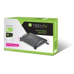 Techly ICA-FR 13 Fußstütze Schwarz