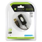 Techly IUSB-REP10TY USB Kabel USB 2.0 10 m USB A 0,48 Gbit/s Schwarz